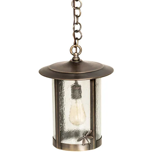 10"W Fulton Dragonfly Outdoor Pendant