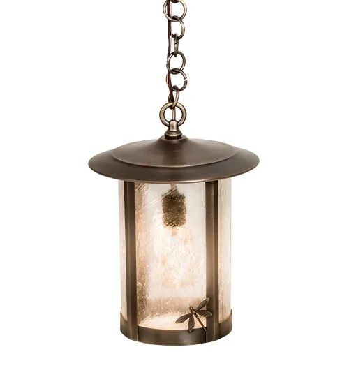 10"W Fulton Dragonfly Outdoor Pendant