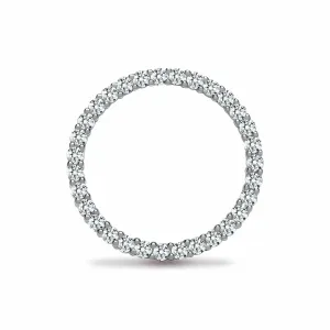 18ct White Gold Diamond Pendant