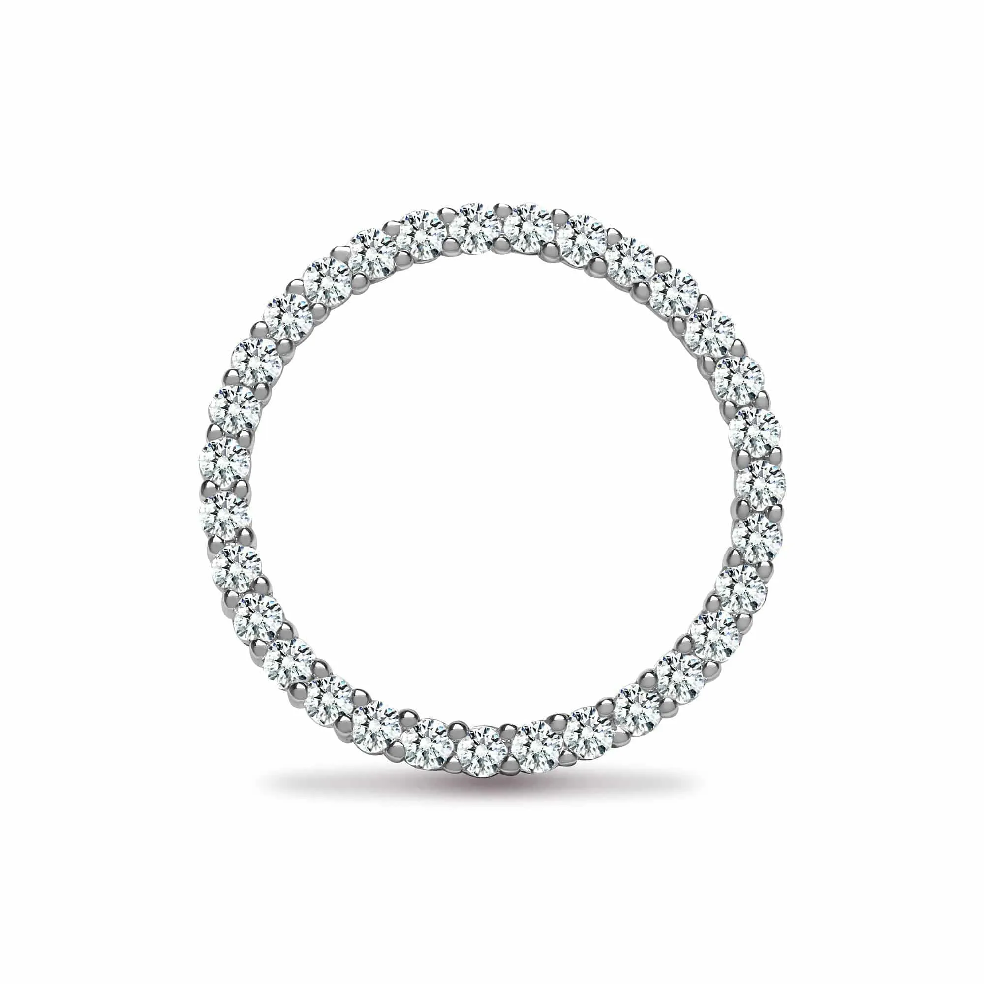 18ct White Gold Diamond Pendant