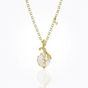 18K Landing Bird Amulet
