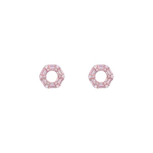 18K ROSE GOLD VERMEIL AVELINE BAGUETTE EARRINGS