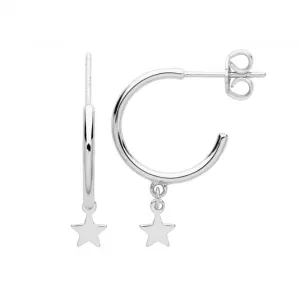 Acotis Silver Earrings Rhodium Plated G51222