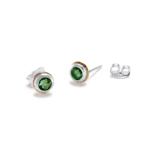 Banyan Emerald Stud Earrings