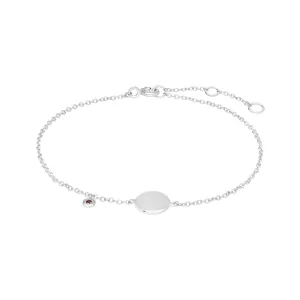 Barcelet à Graver Argent 925 Grenat