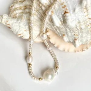 Baroque Pearl Necklace - Sissi