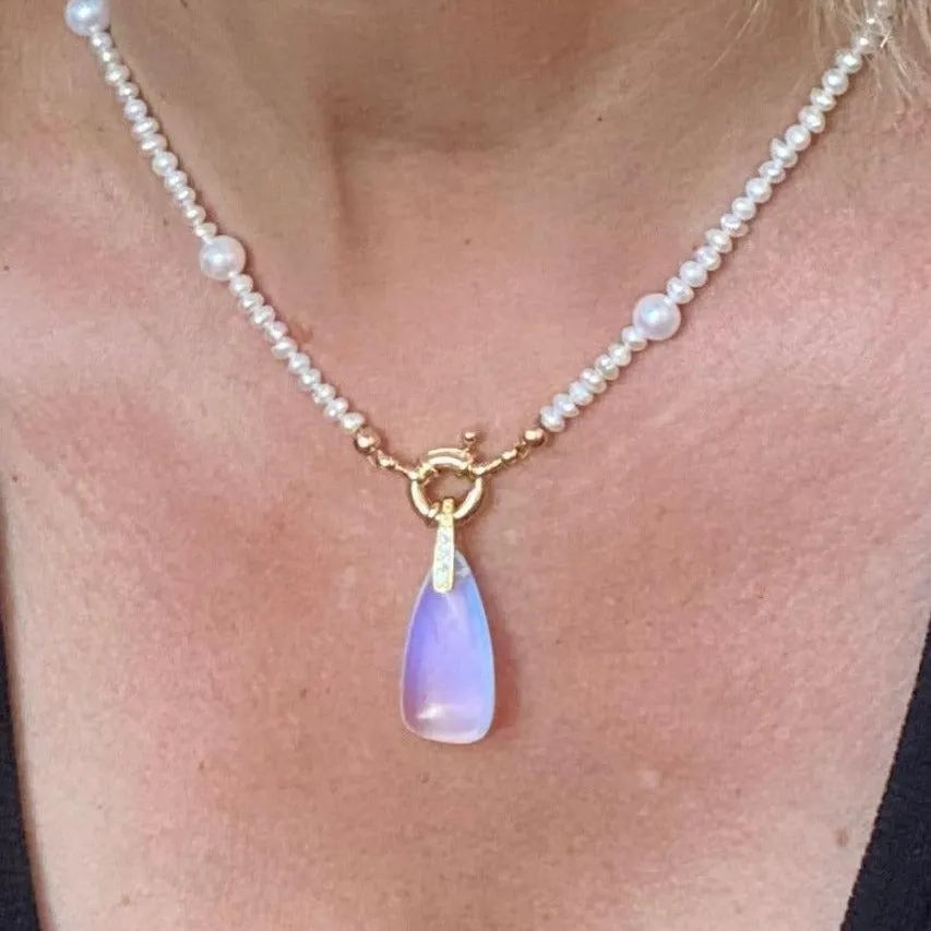 Baroque Pearl Necklace - Sissi