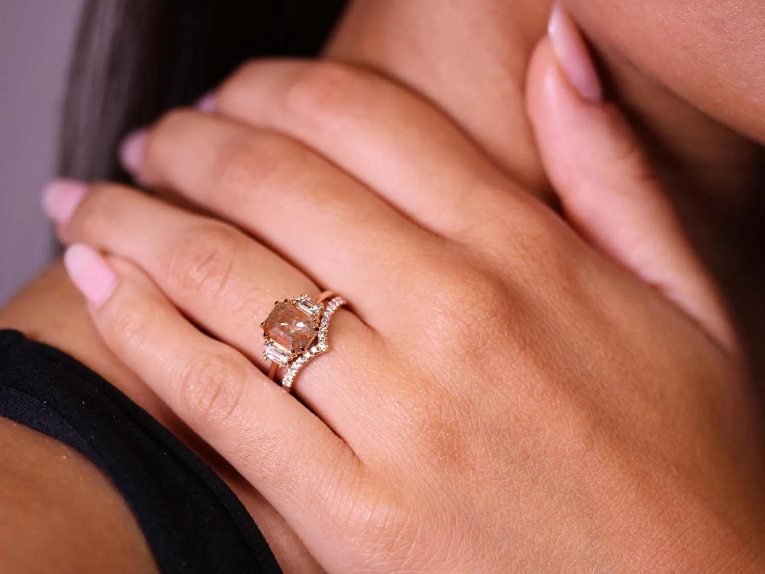 Bead Set Diamond Wedding Band