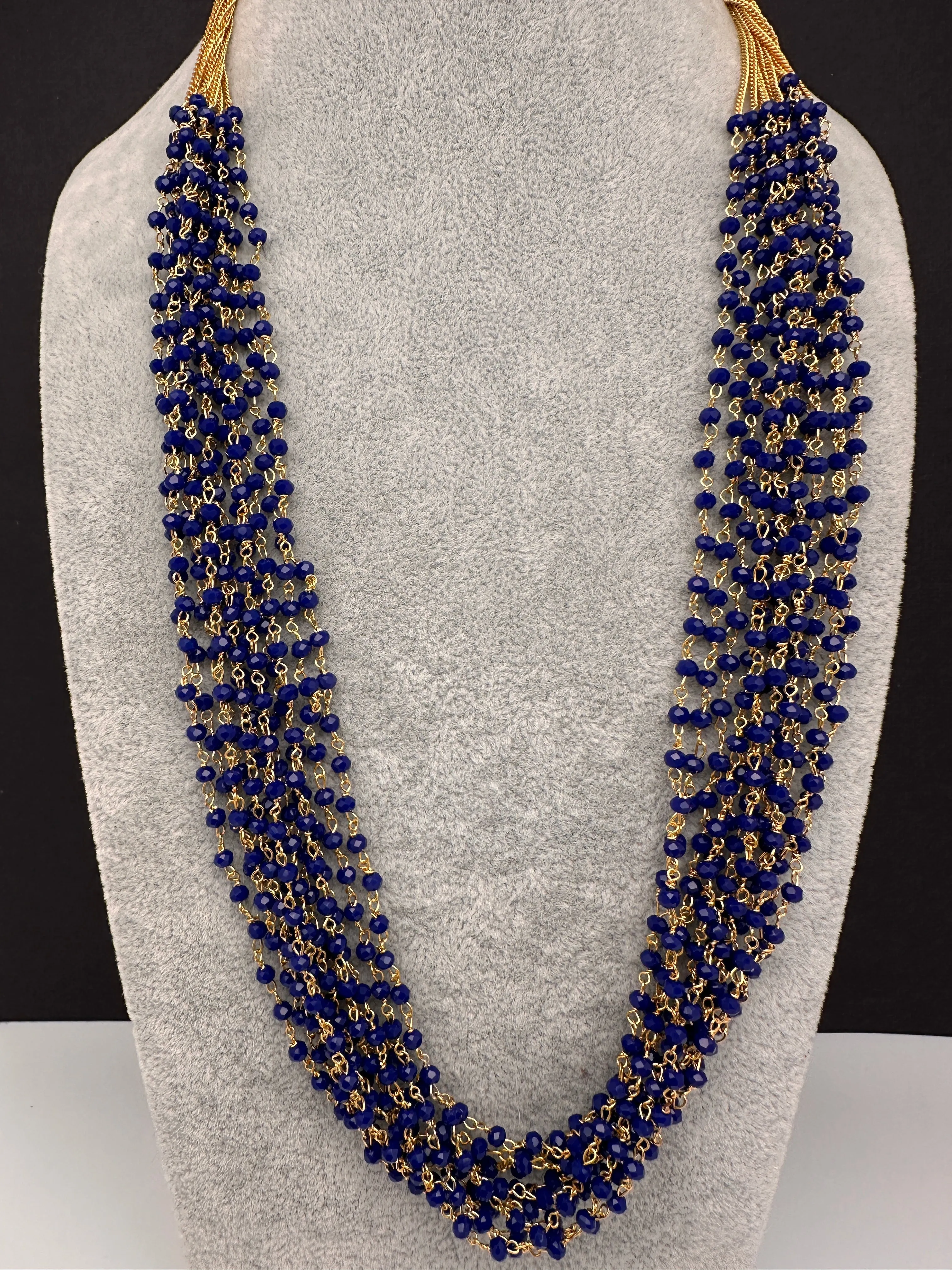 Beads Bunch Multi Color 12 Line Necklace