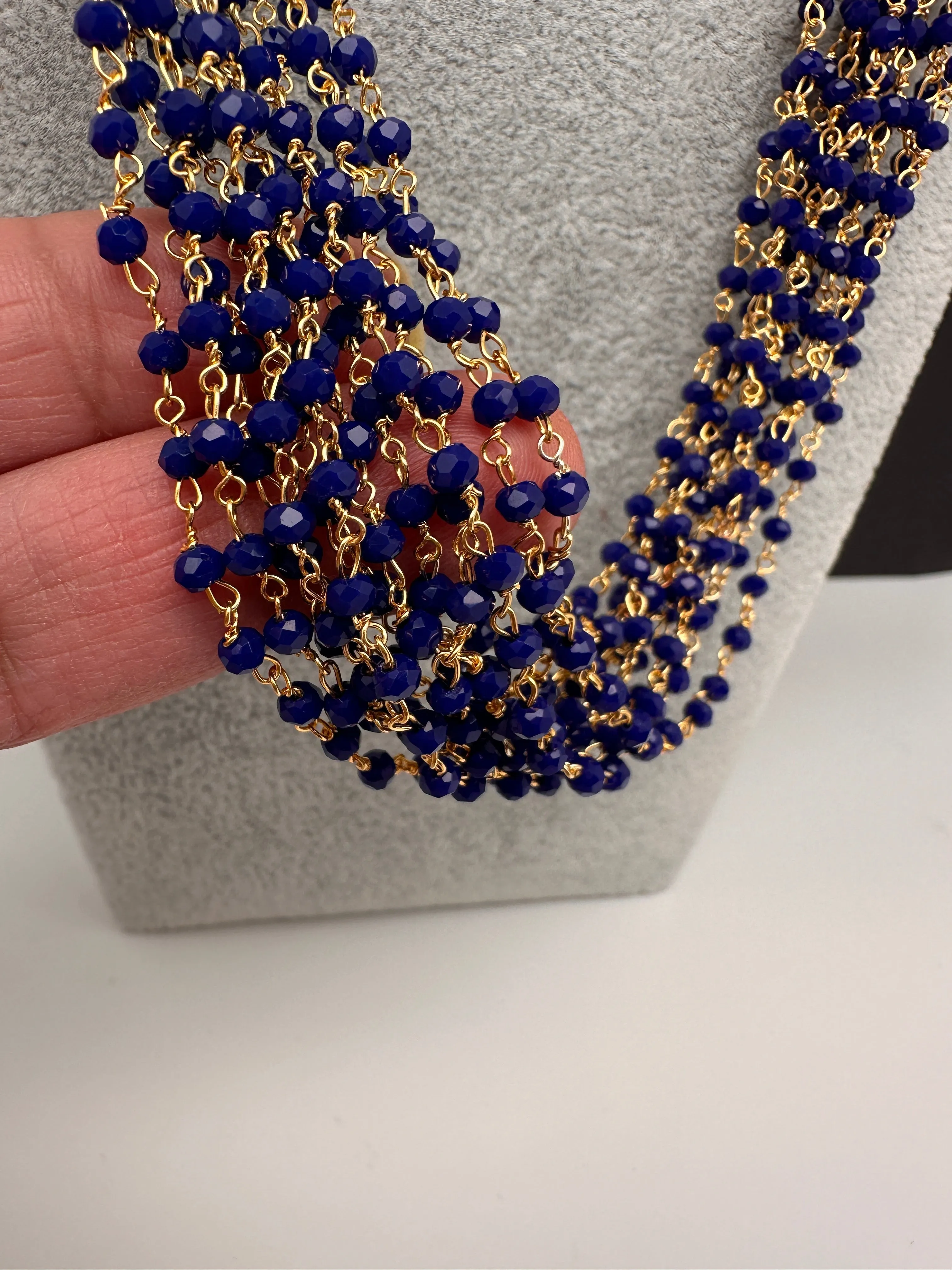 Beads Bunch Multi Color 12 Line Necklace
