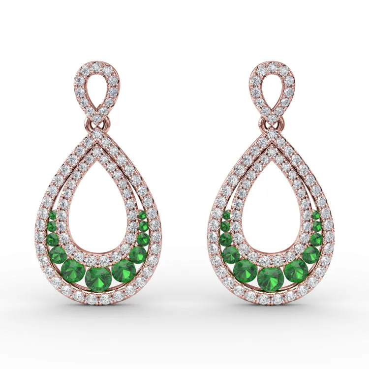 Bedazzled Drop Earrings