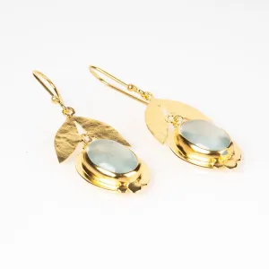 Blue Moonstone Earring