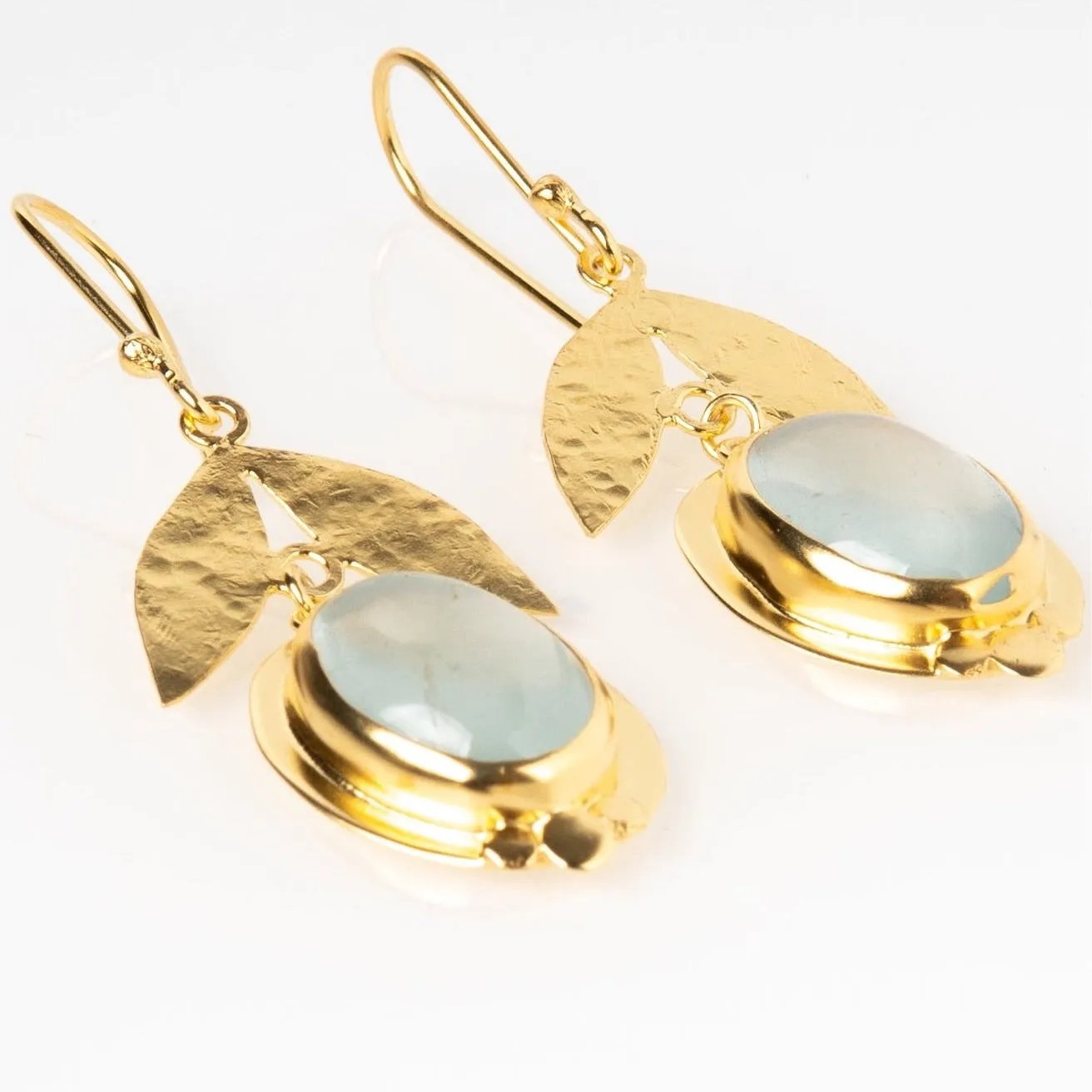 Blue Moonstone Earring