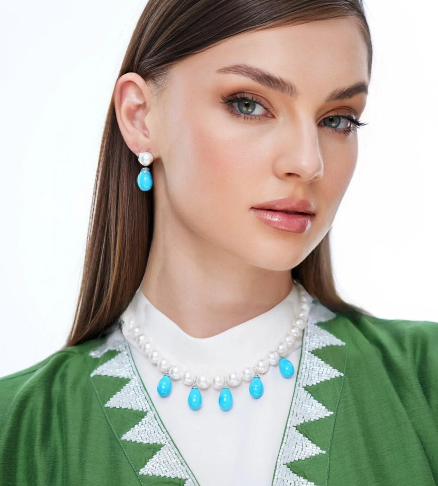 Bonbon Turquoise Drop Earrings