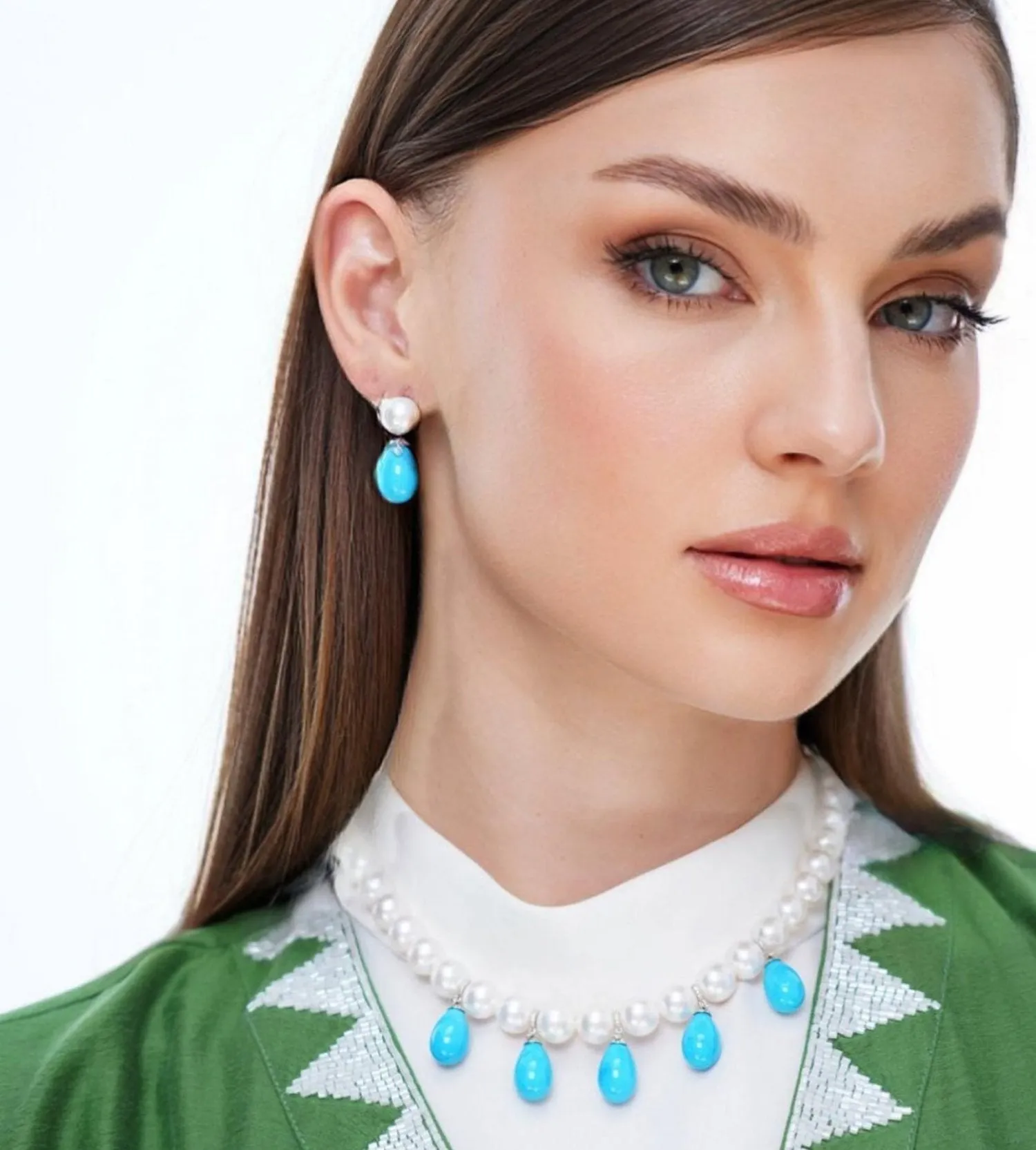 Bonbon Turquoise Drop Earrings
