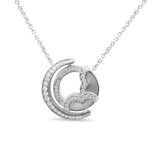 Boodles Diamond & Mother-of-Pearl Air Necklace - 18ct White Gold