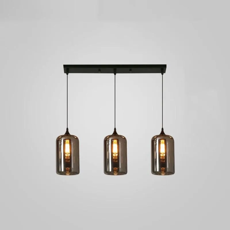 Bottle Glass Pendant Light
