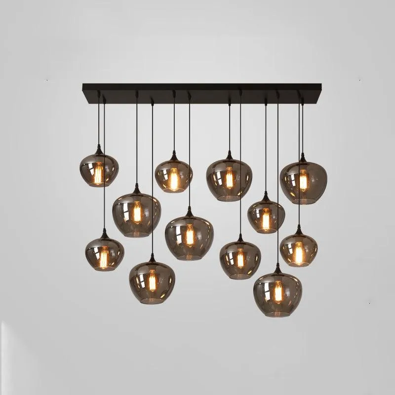 Bottle Glass Pendant Light