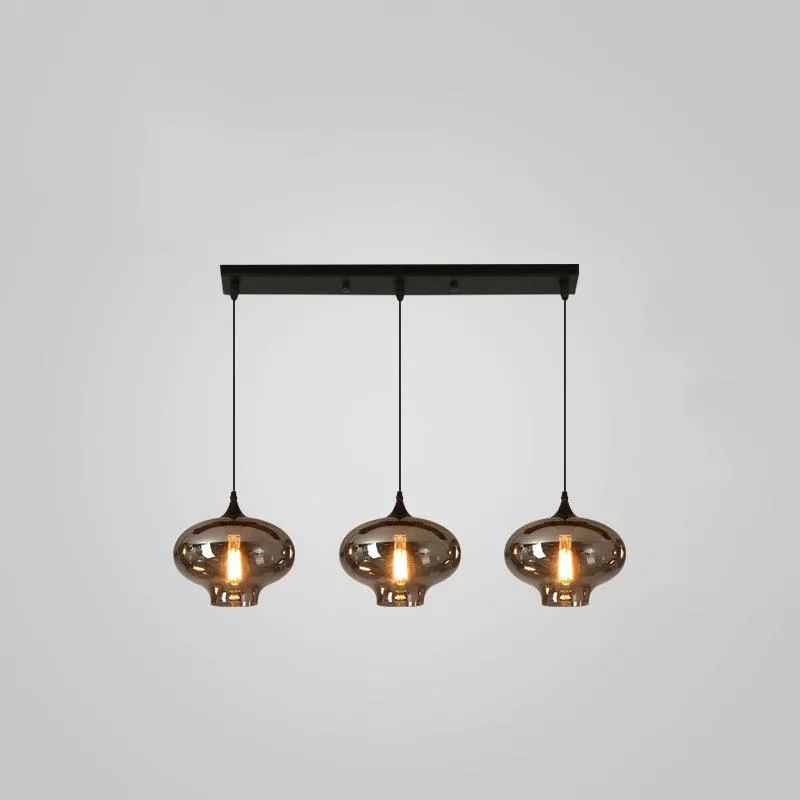 Bottle Glass Pendant Light