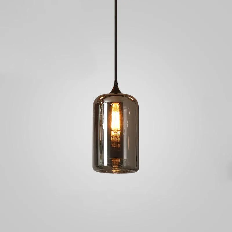 Bottle Glass Pendant Light
