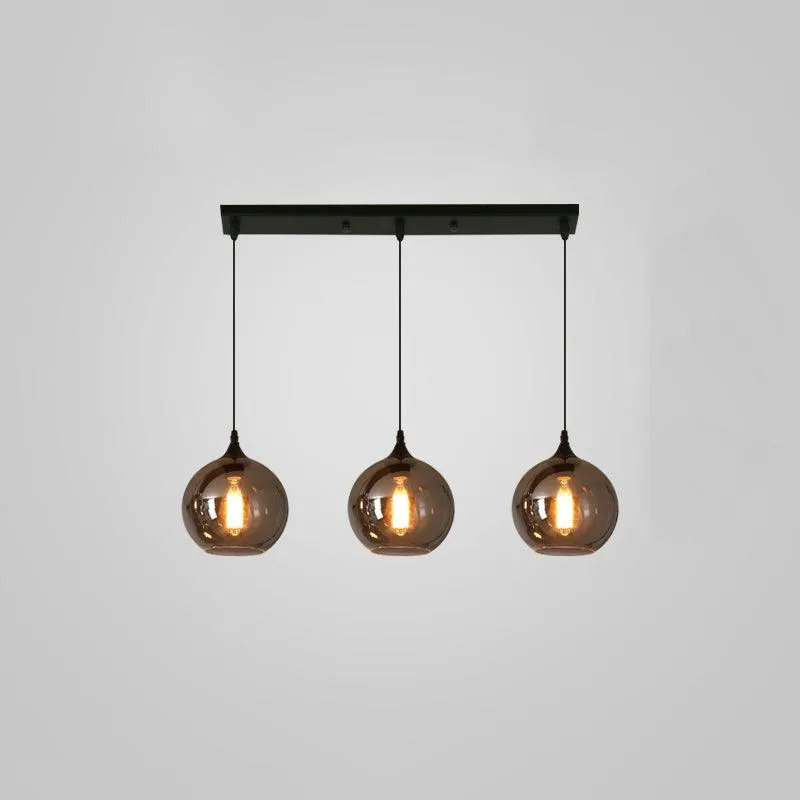 Bottle Glass Pendant Light