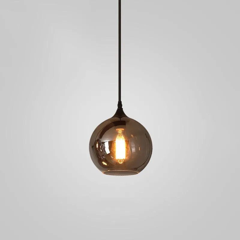 Bottle Glass Pendant Light