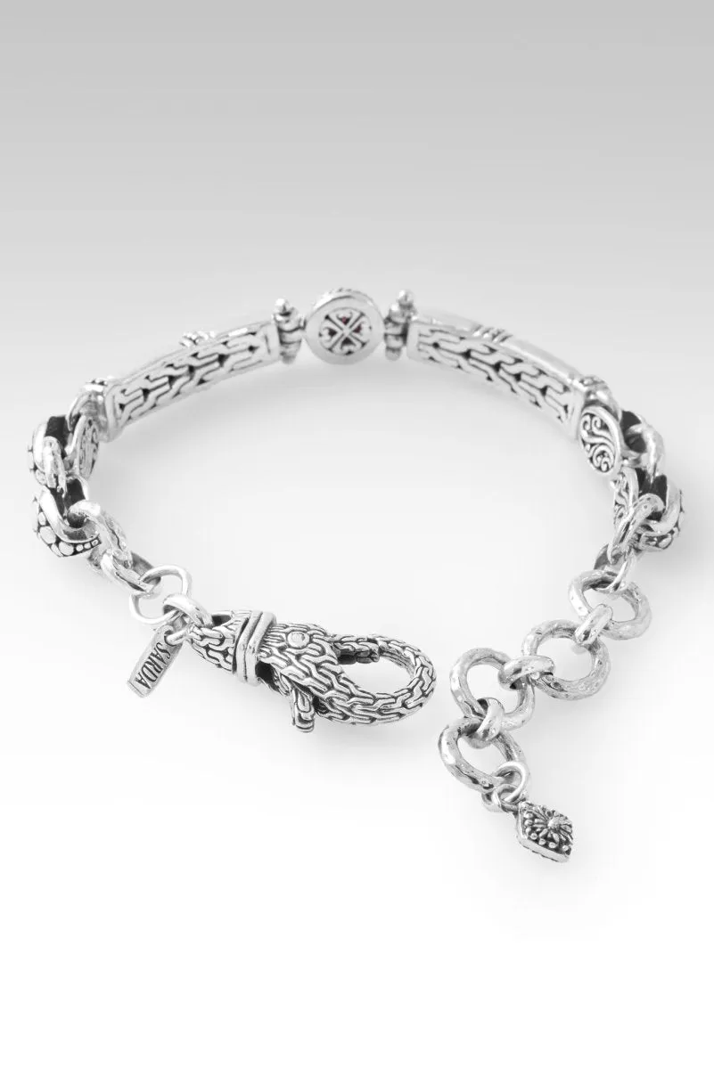 Brave Faith Bracelet™ in Rhodolite Garnet