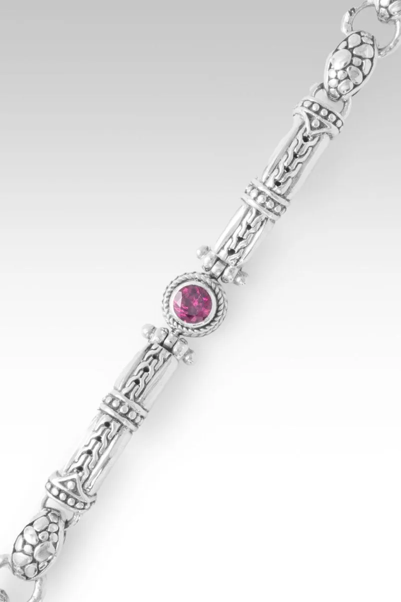 Brave Faith Bracelet™ in Rhodolite Garnet