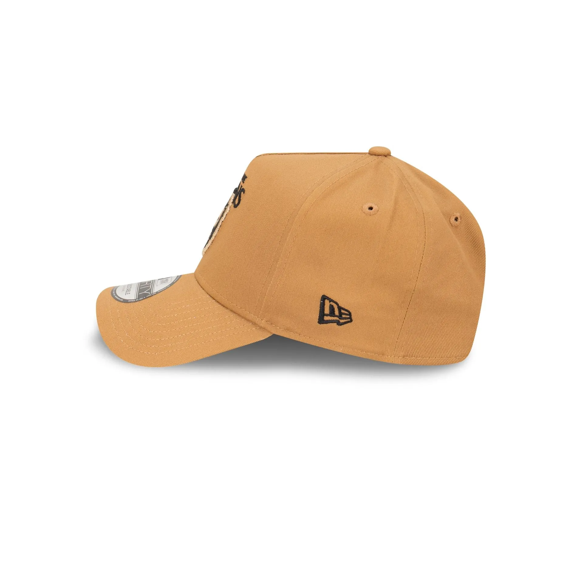 Brisbane Lions Wheat Black 9FORTY A-Frame Snapback
