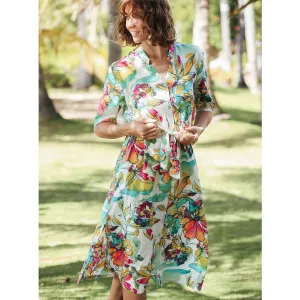 Button-Down Dress - Peridot