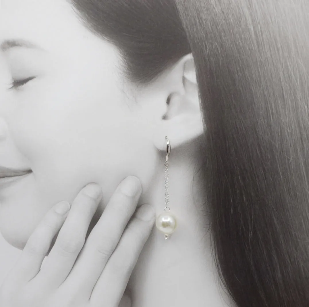 Celestial Cloud Pearl Earrings