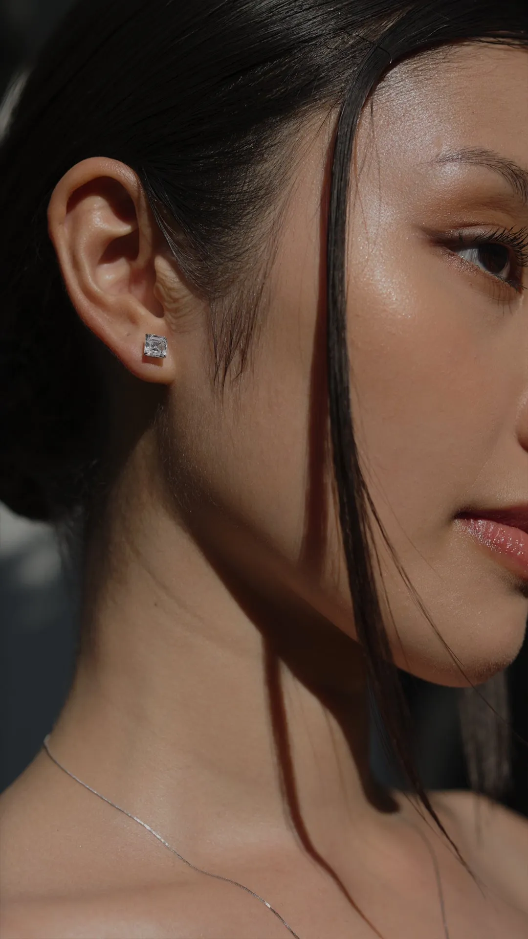 Charlie Asscher Studs 9K White Gold