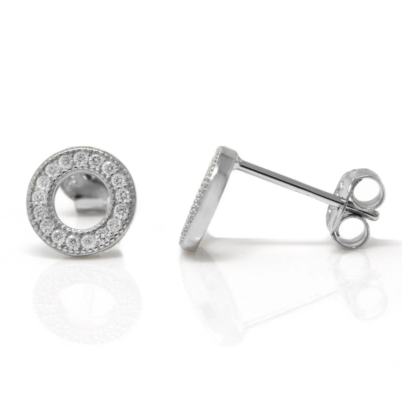 Circle of Life Earrings - Sterling Silver