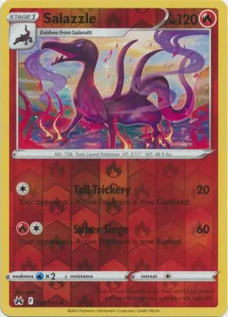[Collector Troves] Pokemon Sword & Shield Crown Zenith Salazzle Card