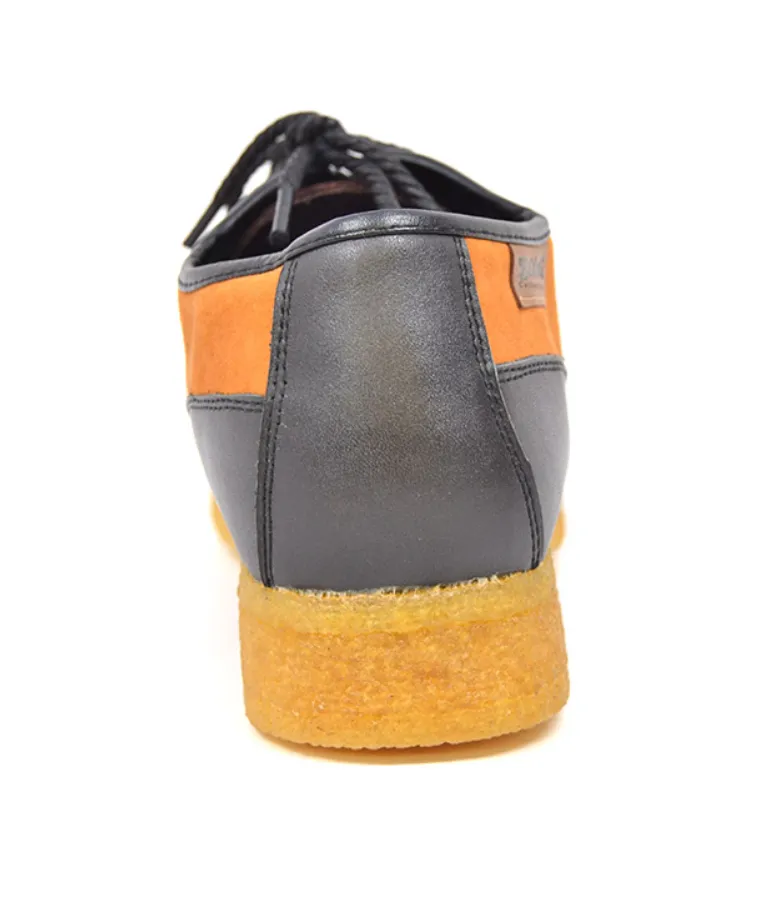 Crown 2 Snake & Leather Lace-Up Shoe by The British Collection