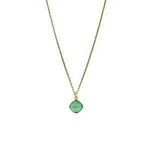 Dana Green Quartz Gemstone Necklace
