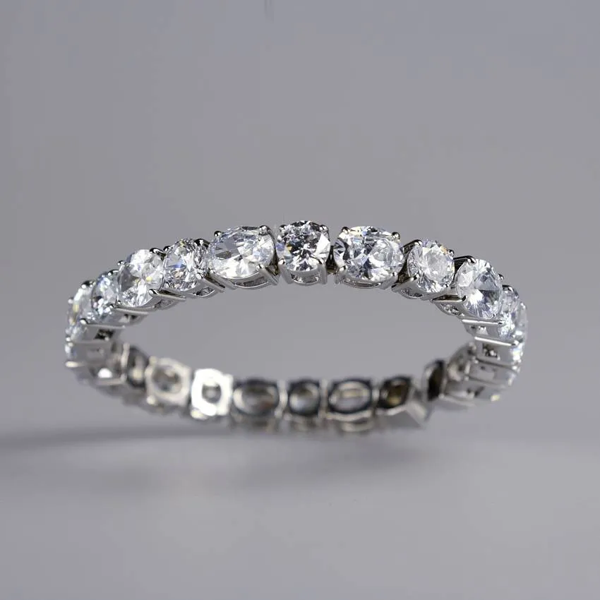Dazzling Crystal Metal Band Bracelet