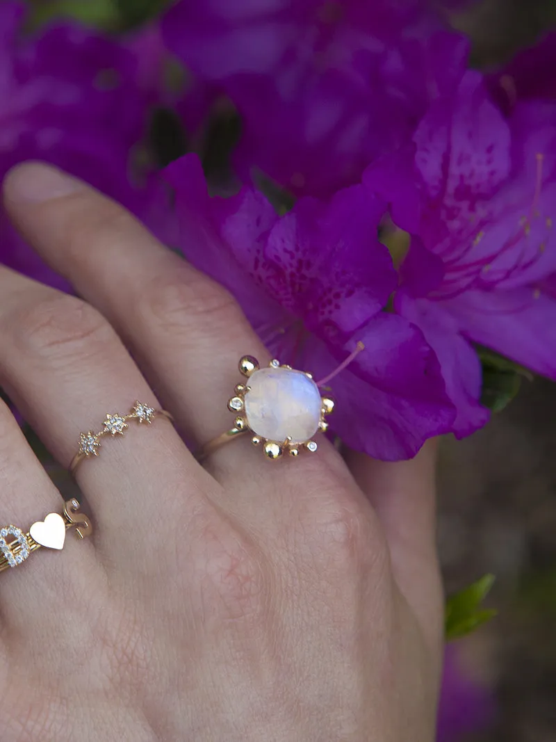 Dew Drop Marine Slice Ring