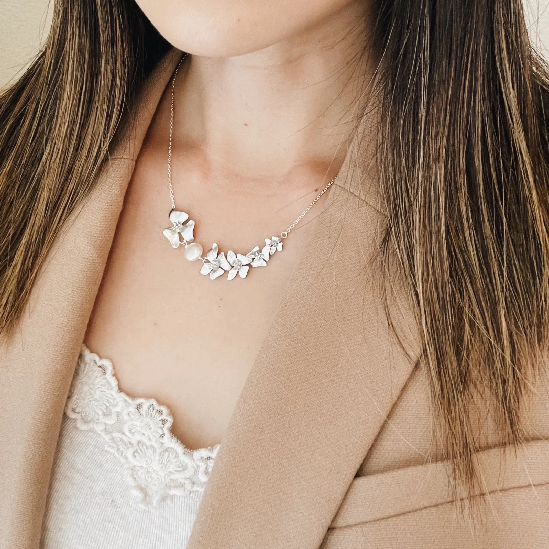 Dogwood Pearl Necklace