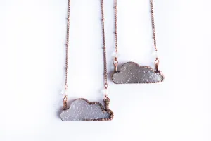 Druzy cloud necklace | Cloud necklace