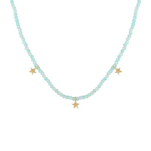 Fiesta Beaded Necklace - Amazonite