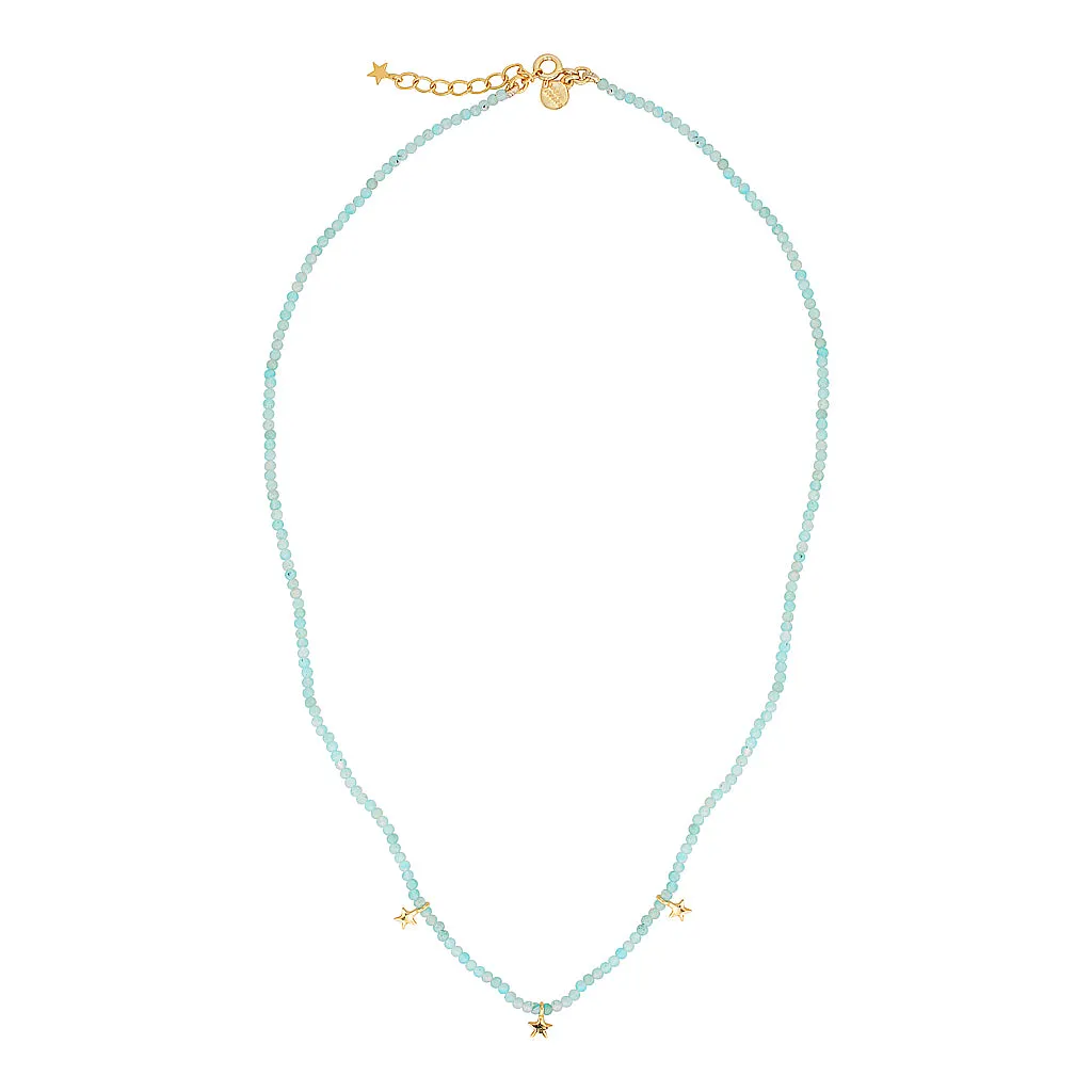 Fiesta Beaded Necklace - Amazonite