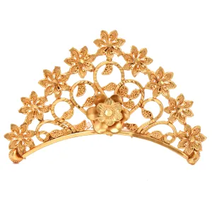 Floral Point Bridal Crown