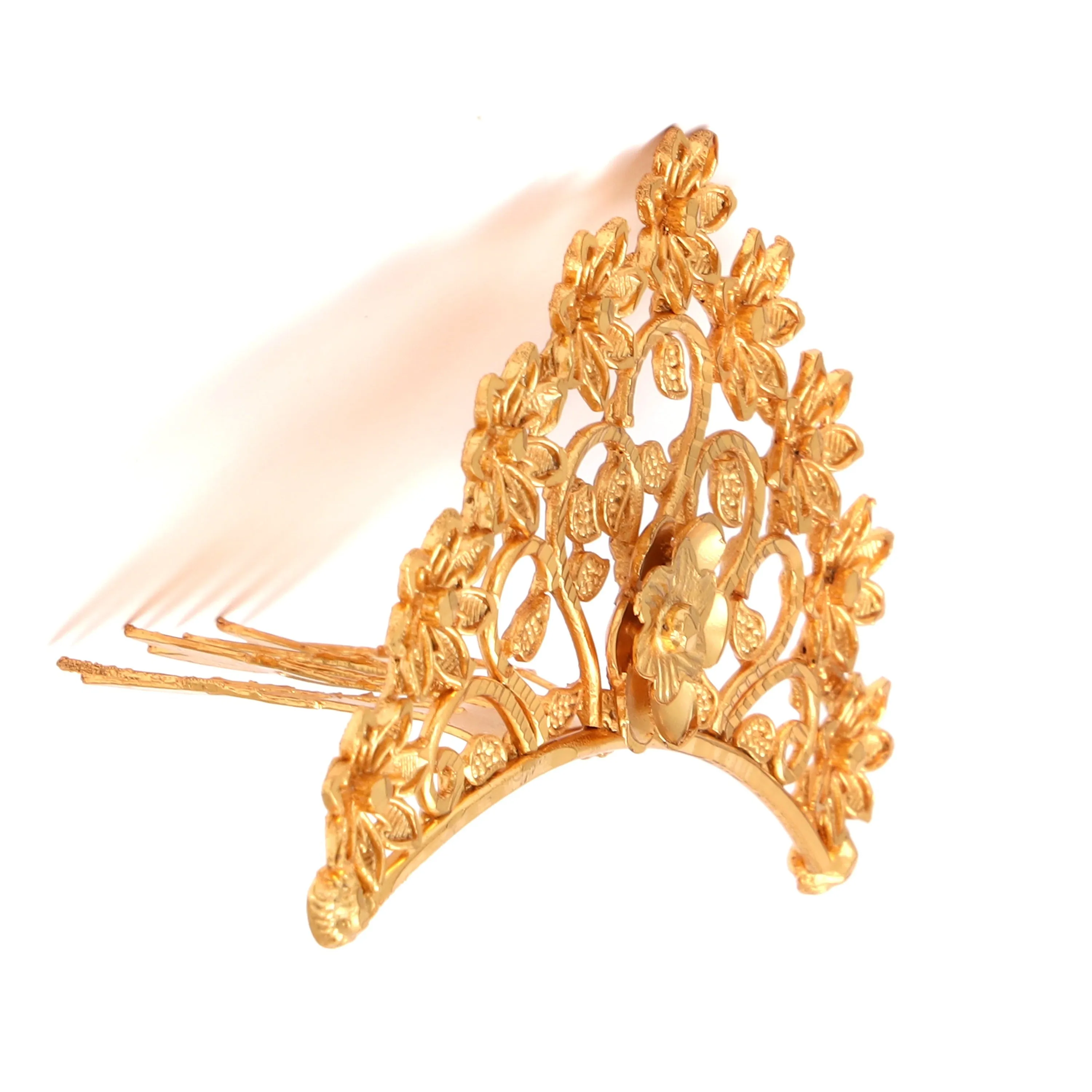 Floral Point Bridal Crown
