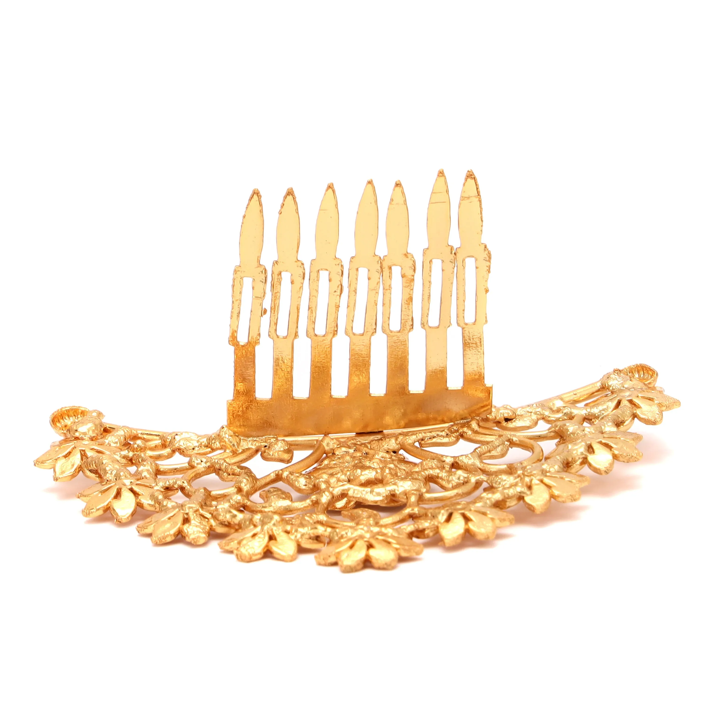 Floral Point Bridal Crown