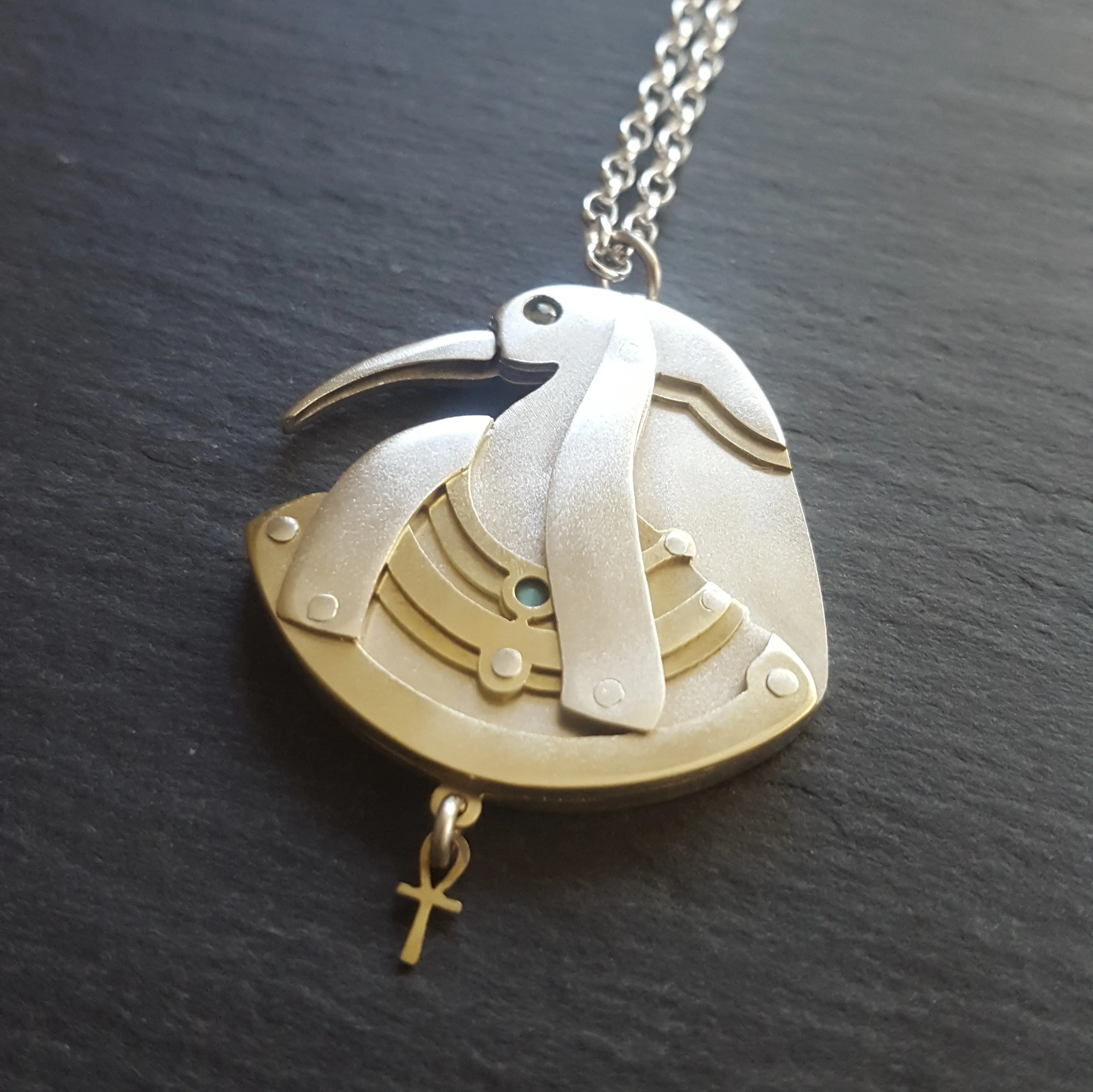 Handcut Thoth Amulet