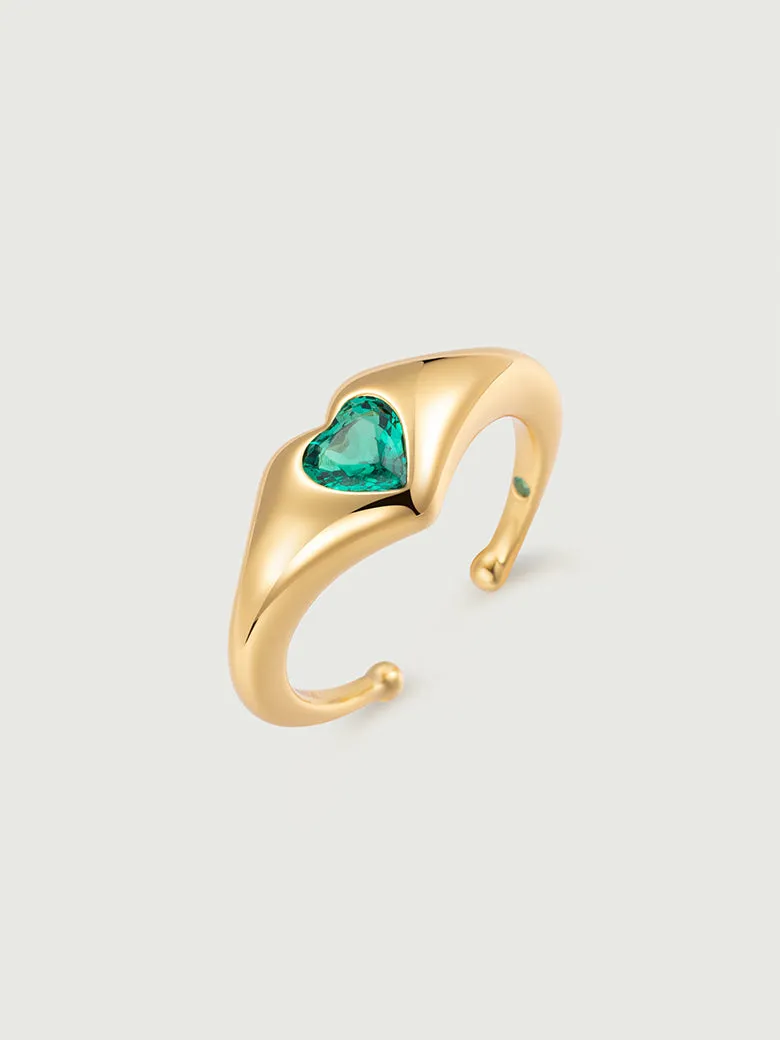 Heart Emerald Set