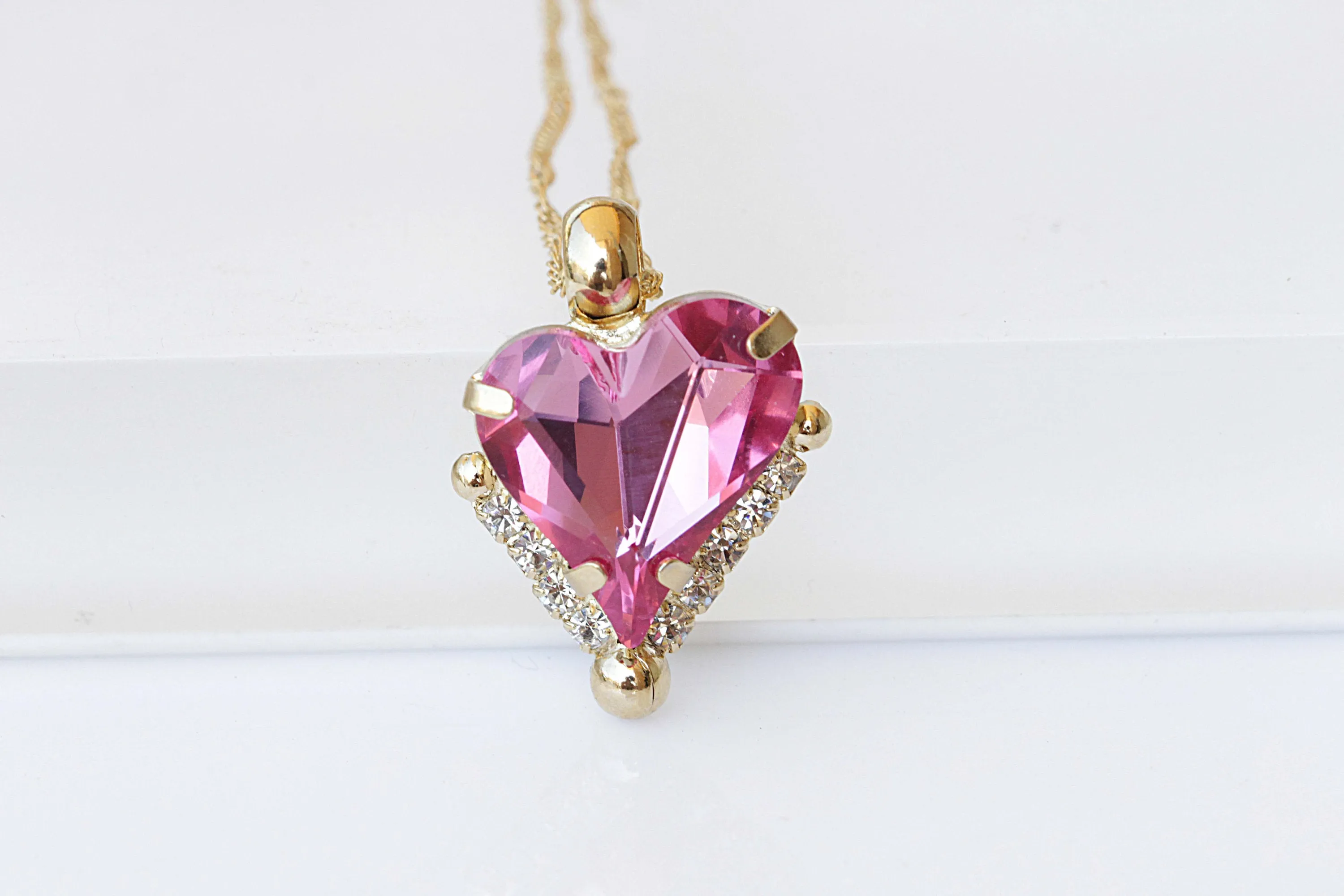HEART PINK EARRINGS