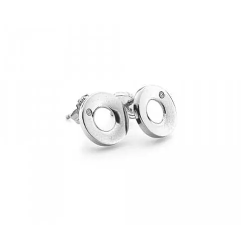 Hot Diamonds Emerge Open Circle Earrings