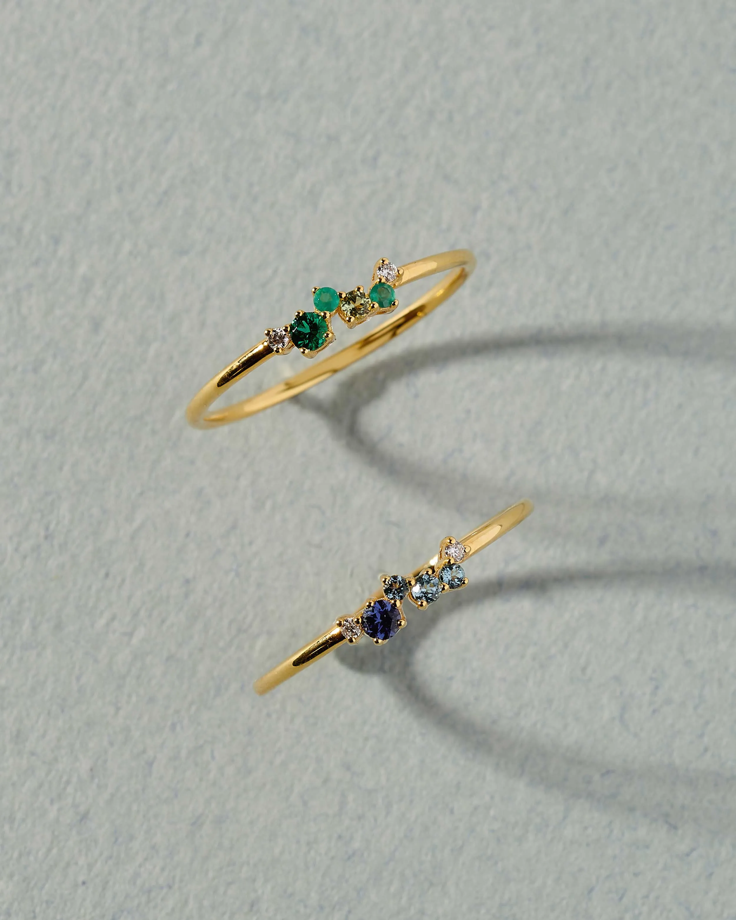 Intuition Emerald Ray Ring